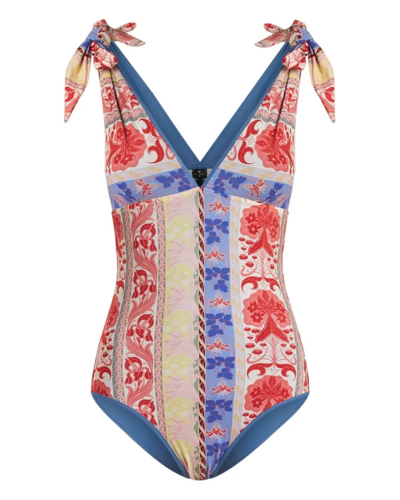 Etro Badeanzug mit grafischem Print - Weiß Weiß