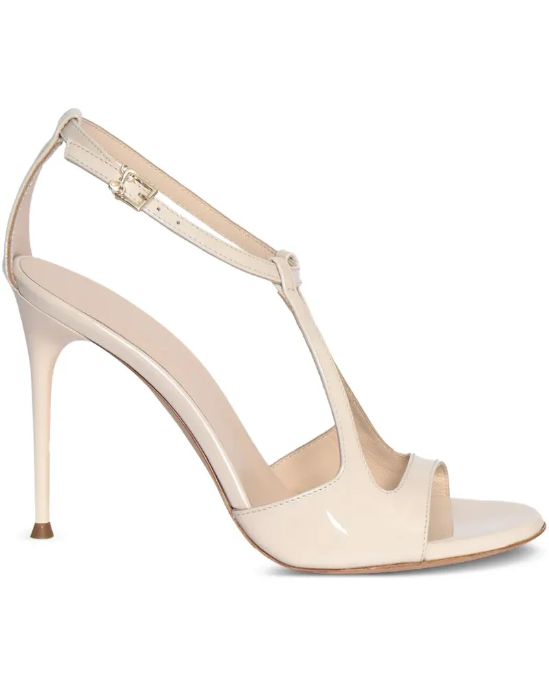 Sergio Levantesi Sandalen aus Leder - Nude Nude