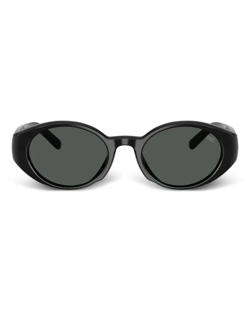 Diesel oval-frame sunglasses - Schwarz Schwarz