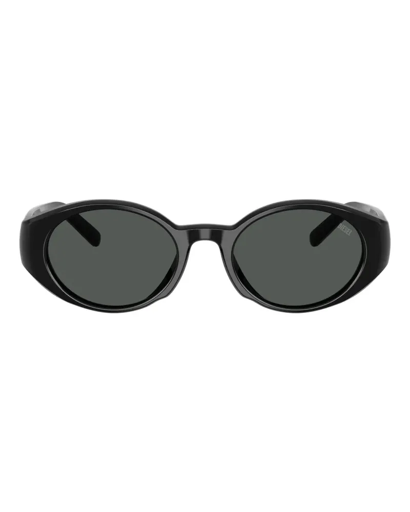 Diesel oval-frame sunglasses - Schwarz Schwarz