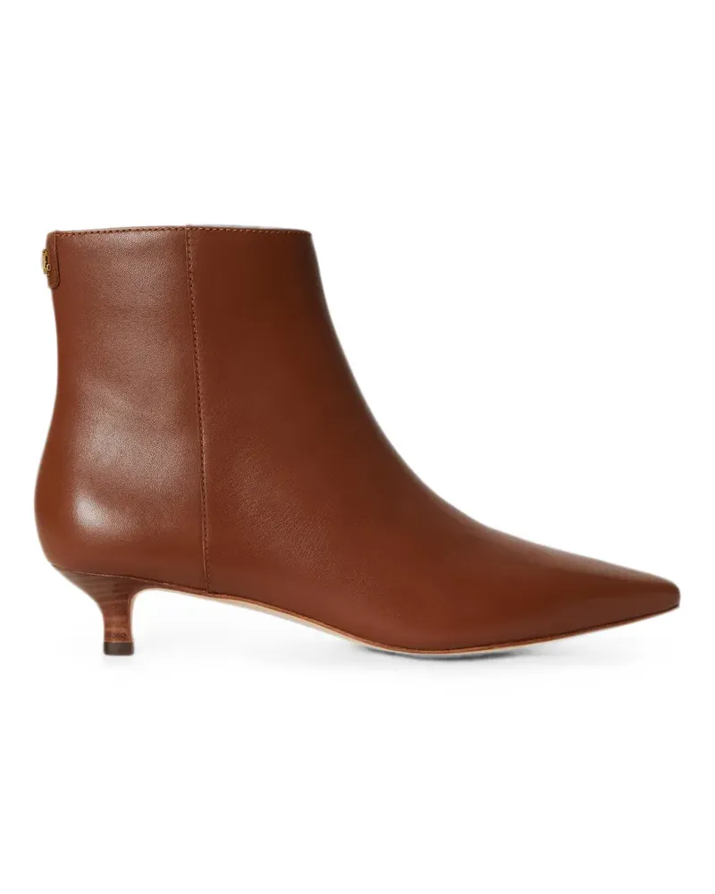 Ralph Lauren Francesca pointed-toe ankle boots - Braun Braun