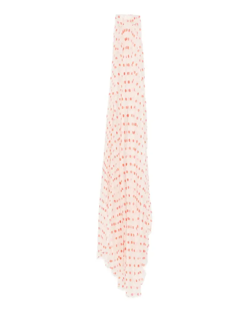 N° 21 polka dot scarf - Nude Nude