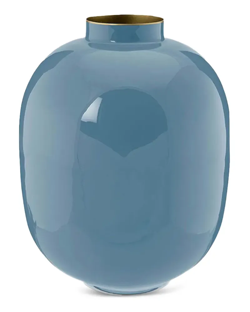 PiP Studio Vase aus Metall - Blau Blau
