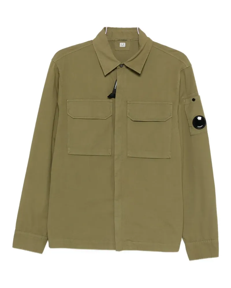 C.P. Company patch-pocket shirt jacket - Grün Grün