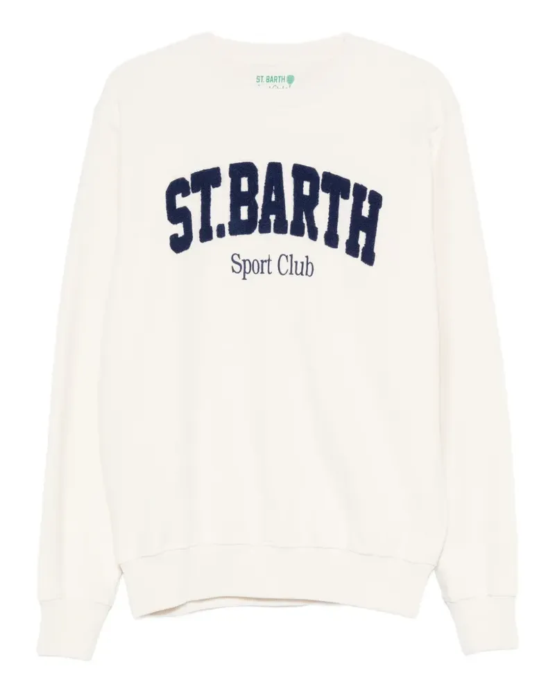 MC2 Saint Barth logo-print sweatshirt - Nude Nude