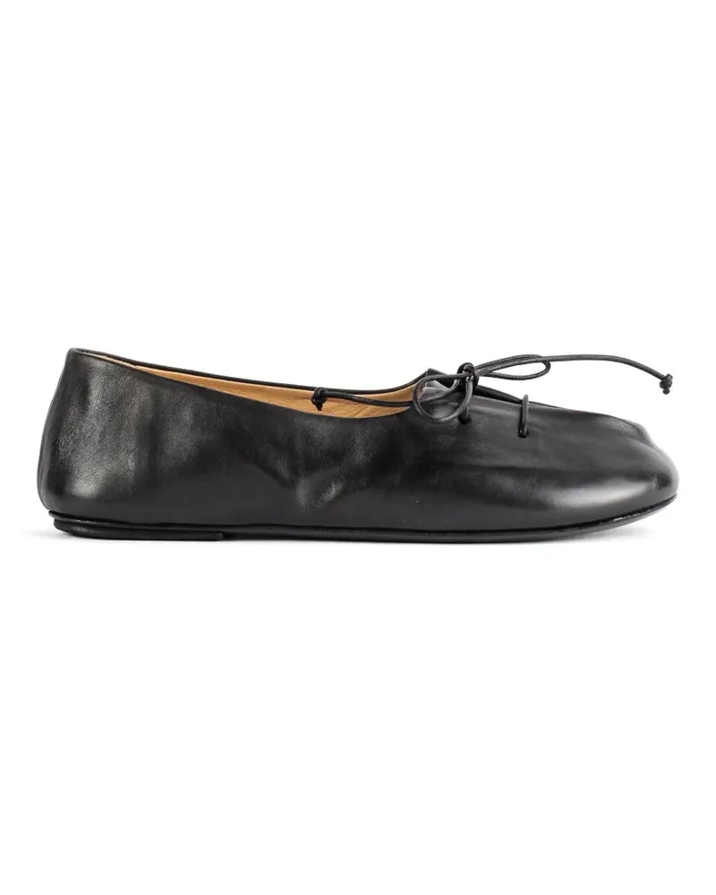 Marsèll Girella lace-up ballet flats - Schwarz Schwarz