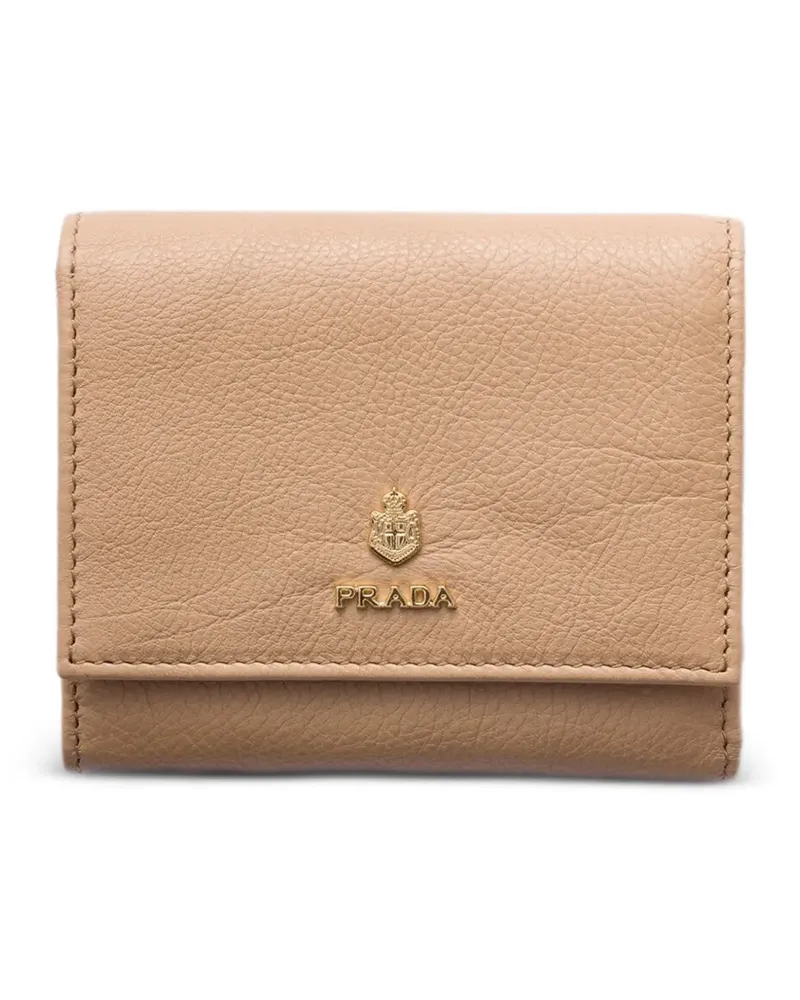 Prada Kleines Portemonnaie - Nude Nude
