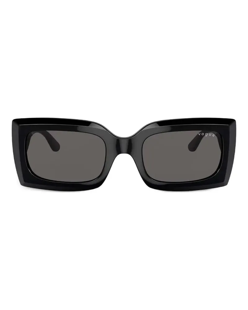 Vogue Sonnenbrille mit eckigem Gestell - Schwarz Schwarz