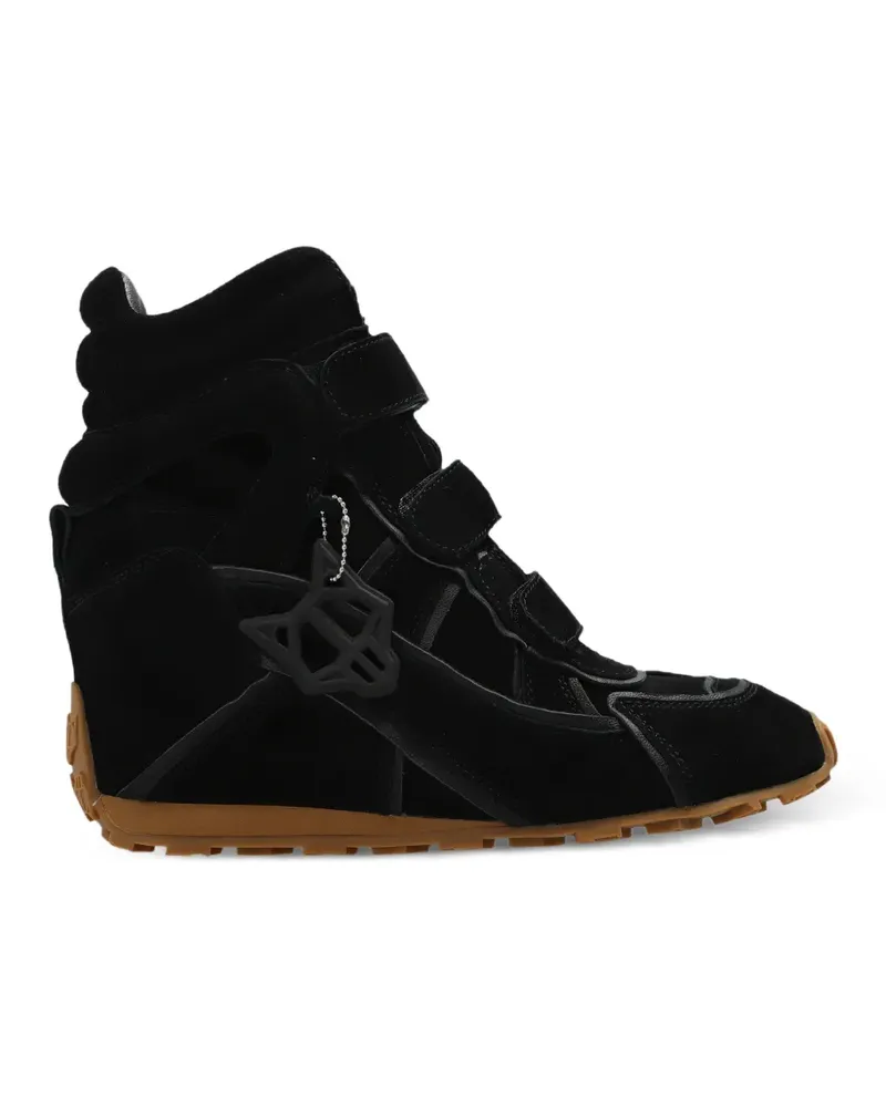 Naked Wolfe Element Sneakers mit Klettverschluss - Schwarz Schwarz