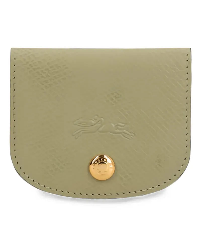 Longchamp Épure leather card holder - Grün Grün