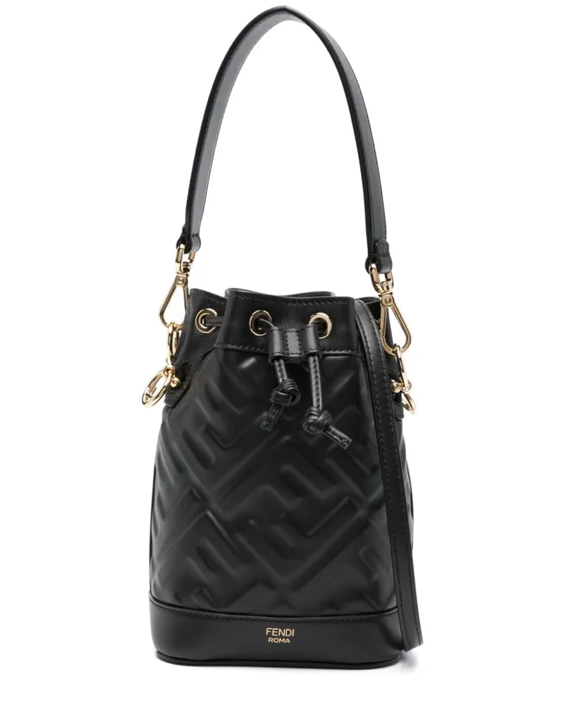 Fendi Mini Mon Tresor Beuteltasche - Schwarz Schwarz