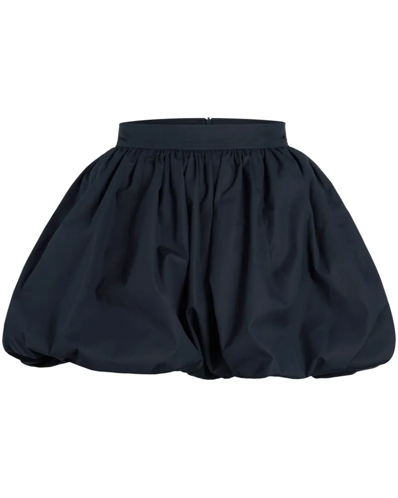 Patou Minirock aus Faille - Blau Blau