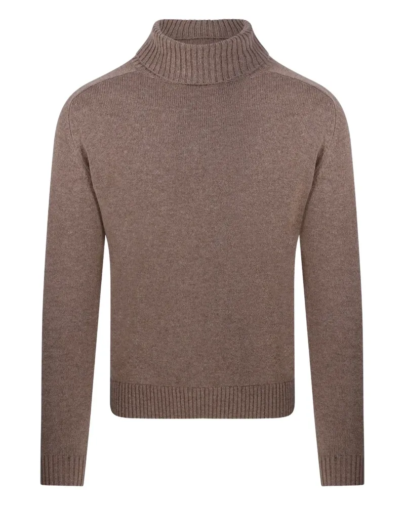 Cashmere Company ribbed roll-neck sweater - Braun Braun