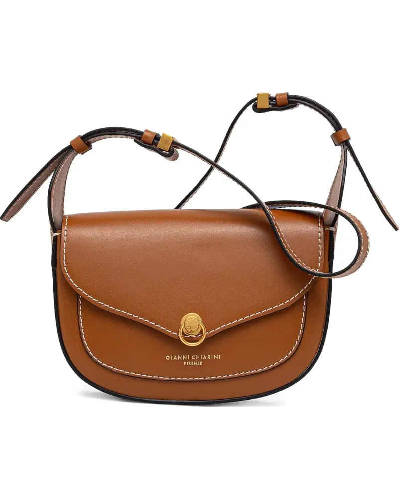 Gianni Chiarini Umhängetasche aus Leder - Braun Braun