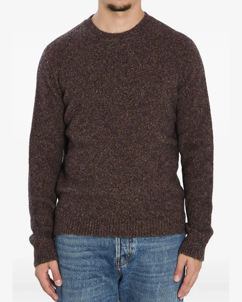 Roberto Collina knitted crew-neck sweater - Braun Braun