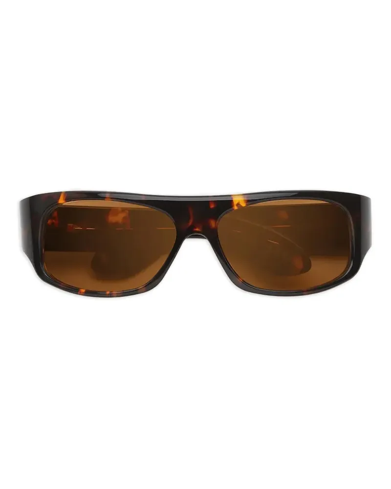Marni Uailus Eckige Sonnenbrille in Schildpattoptik - Braun Braun