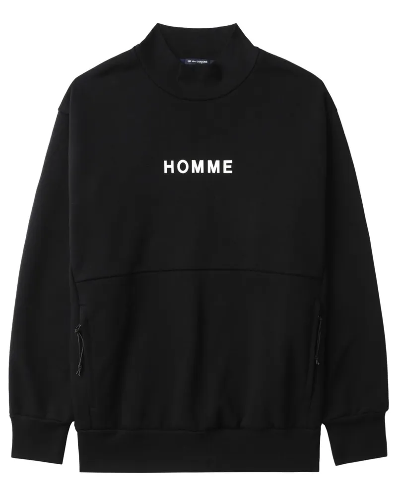 Comme des Garçons Sweatshirt mit Logo-Print - Schwarz Schwarz