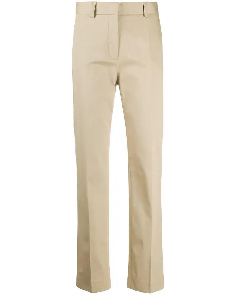 Alberta Ferretti Schmale Hose - Nude Nude