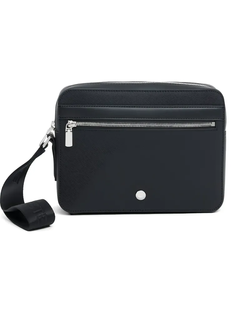 Lacoste Strukturierte Langon Clutch - Schwarz Schwarz