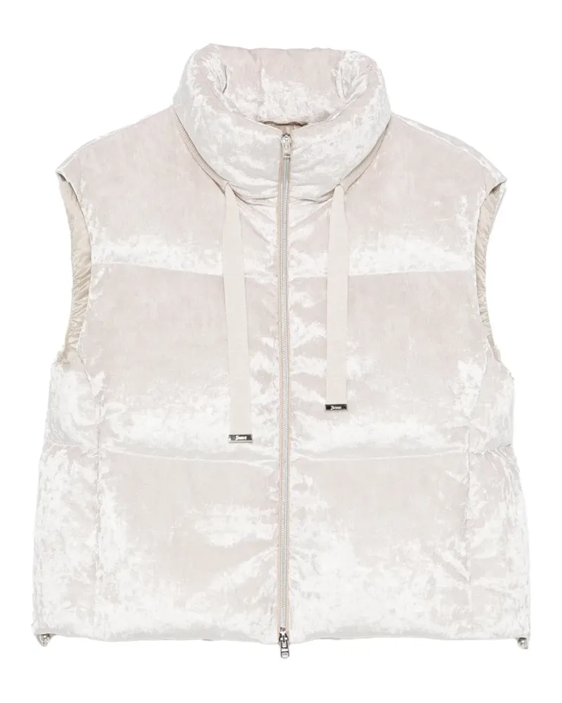 Herno quilted textured gilet - Nude Nude