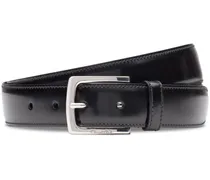Gürtel mit Glanzoptik - Schwarz