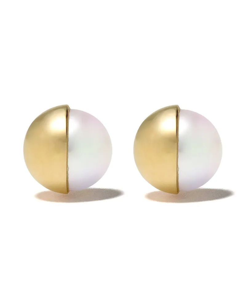 TASAKI 18kt 'Arlequin' Gelbgoldohrringe Gold