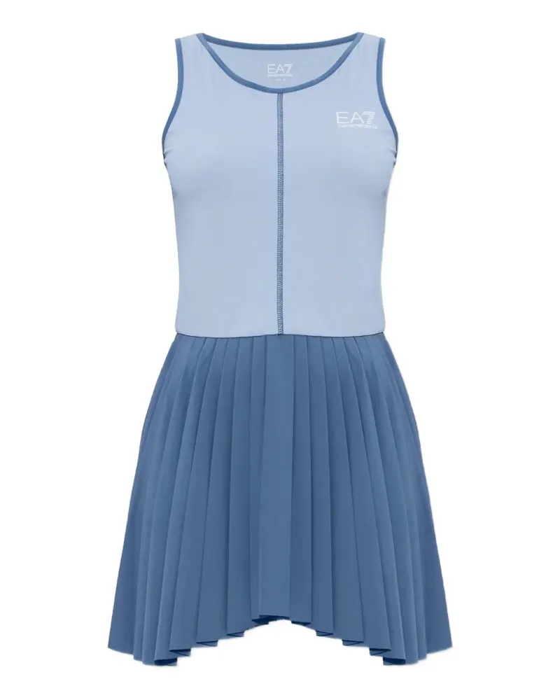 EA7 pleated mini dress set (set of two) - Blau Blau