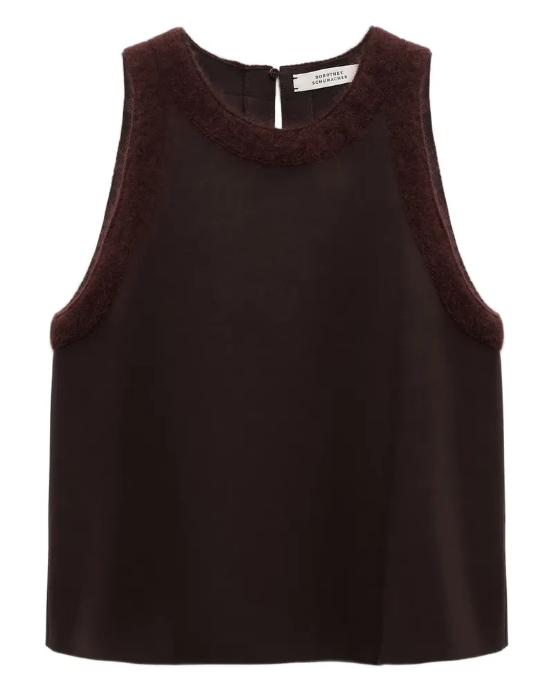 Dorothee Schumacher Oberteil mit Rüschenbesatz - Braun Braun