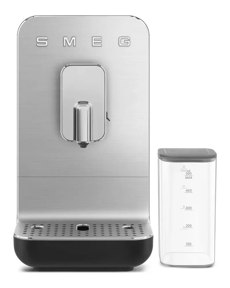 Smeg Kaffeemaschine mit Logo - Silber Silber