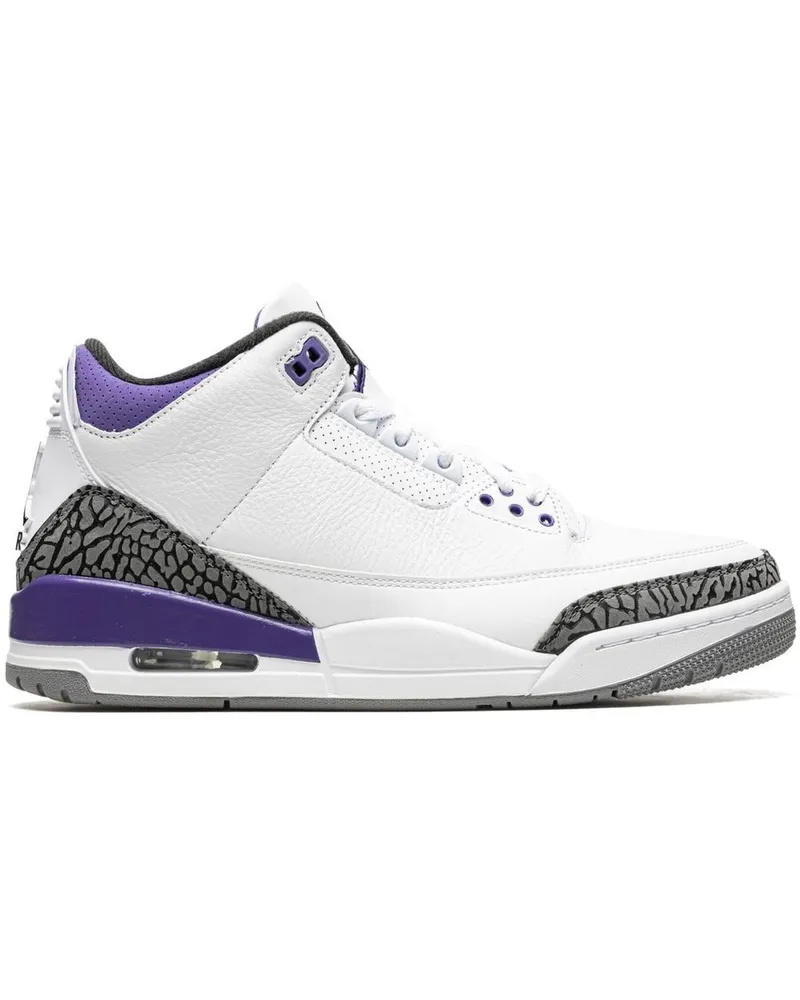 Jordan Air  3 Dark Iris Sneakers - Weiß Weiß