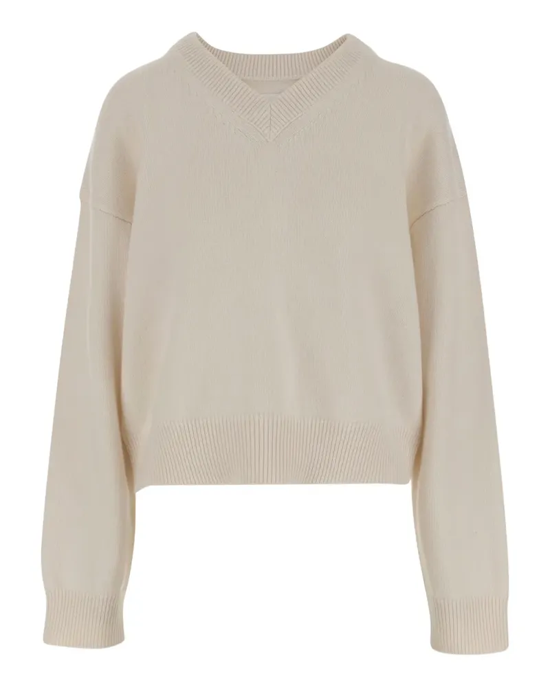 ARMARIUM Pullover mit V-Ausschnitt - Weiß Weiß