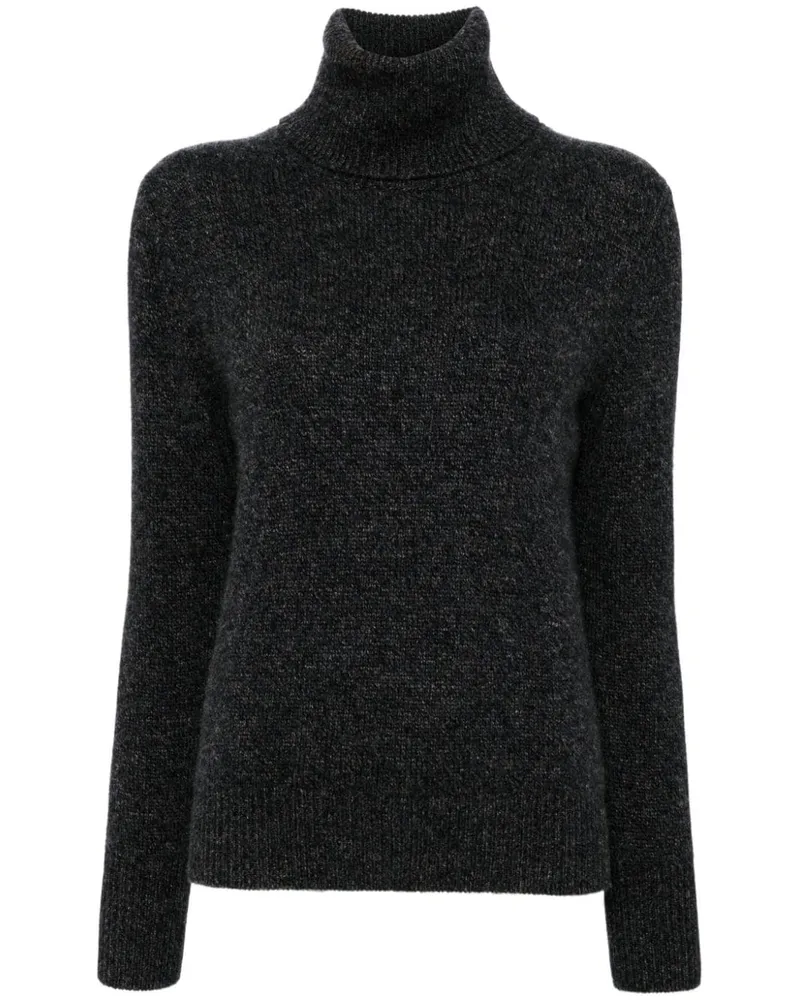 N.Peal Hazel Marl Pullover - Grau Grau