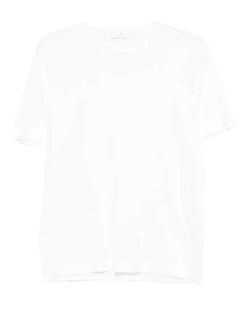 PANICALE Cashmere round-neck T-shirt - Weiß Weiß