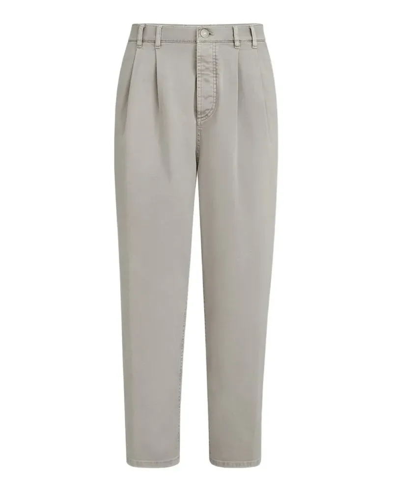 Brunello Cucinelli Five-Pocket-Jeans mit Falten - Grau Grau