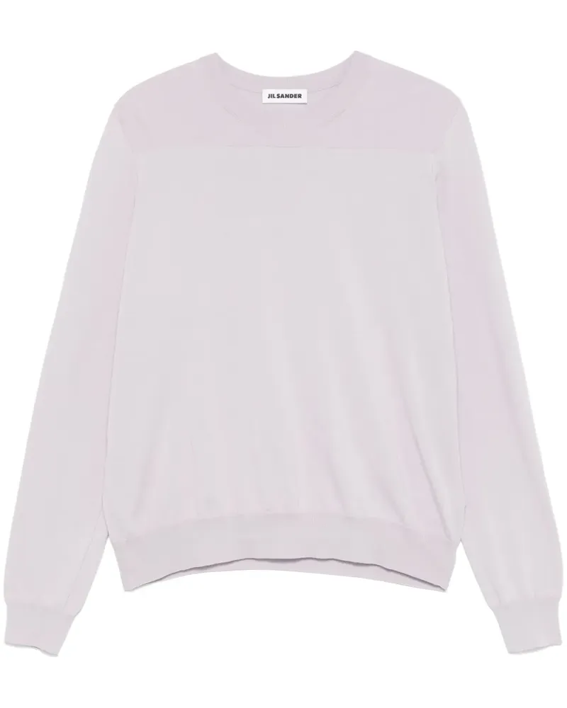 Jil Sander Pullover aus Baumwolle - Violett Violett