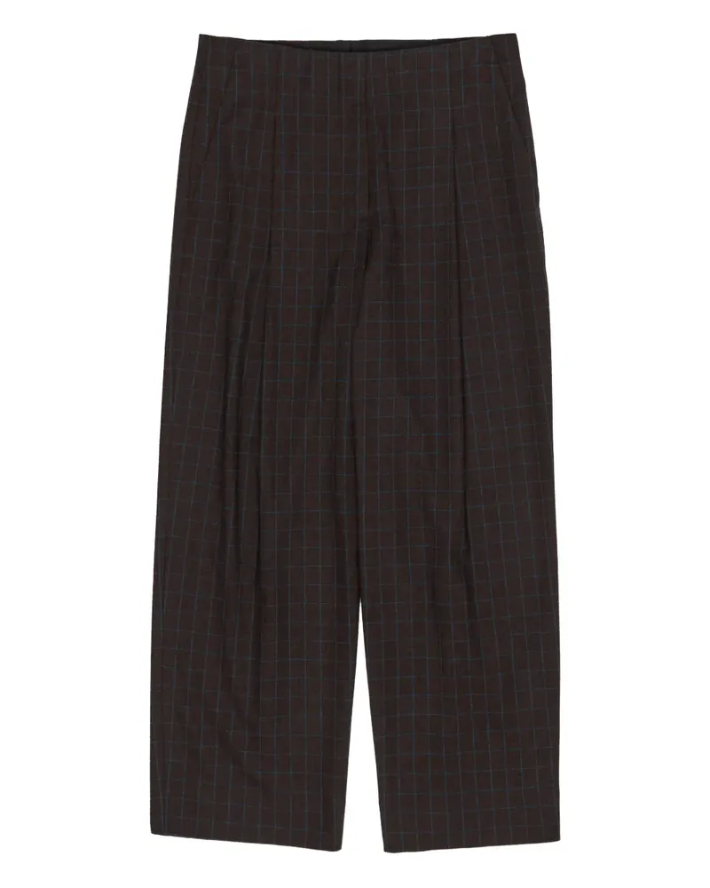 BIMBA Y LOLA Karierte Hose - Braun Braun