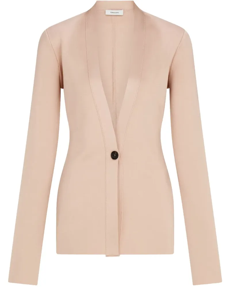 Ferragamo Cardigan mit V-Ausschnitt - Rosa Rosa