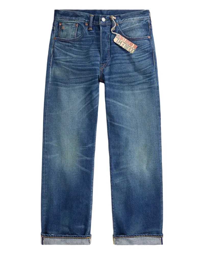 Ralph Lauren Jeans mit weitem Bein - Blau Blau