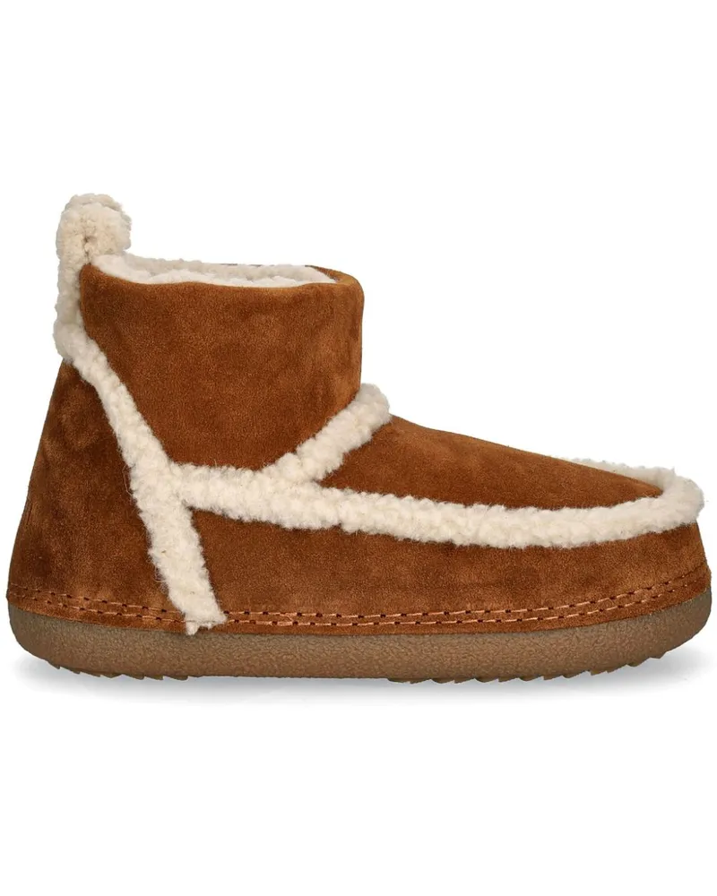 INUIKII Shearling-Stiefel - Braun Braun