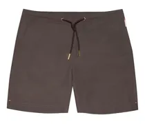 Bulldog Badeshorts mit Kordelzug - Braun