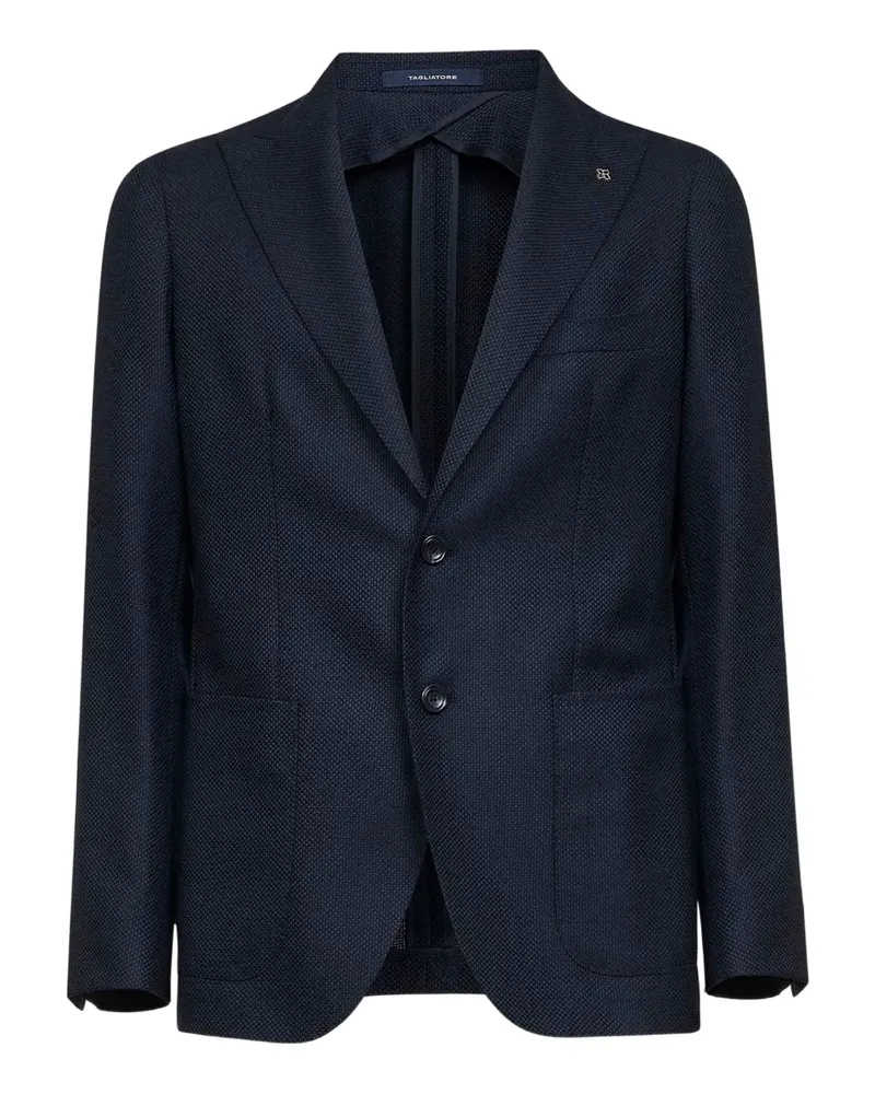 Tagliatore Einreihiges Sakko - Blau Blau