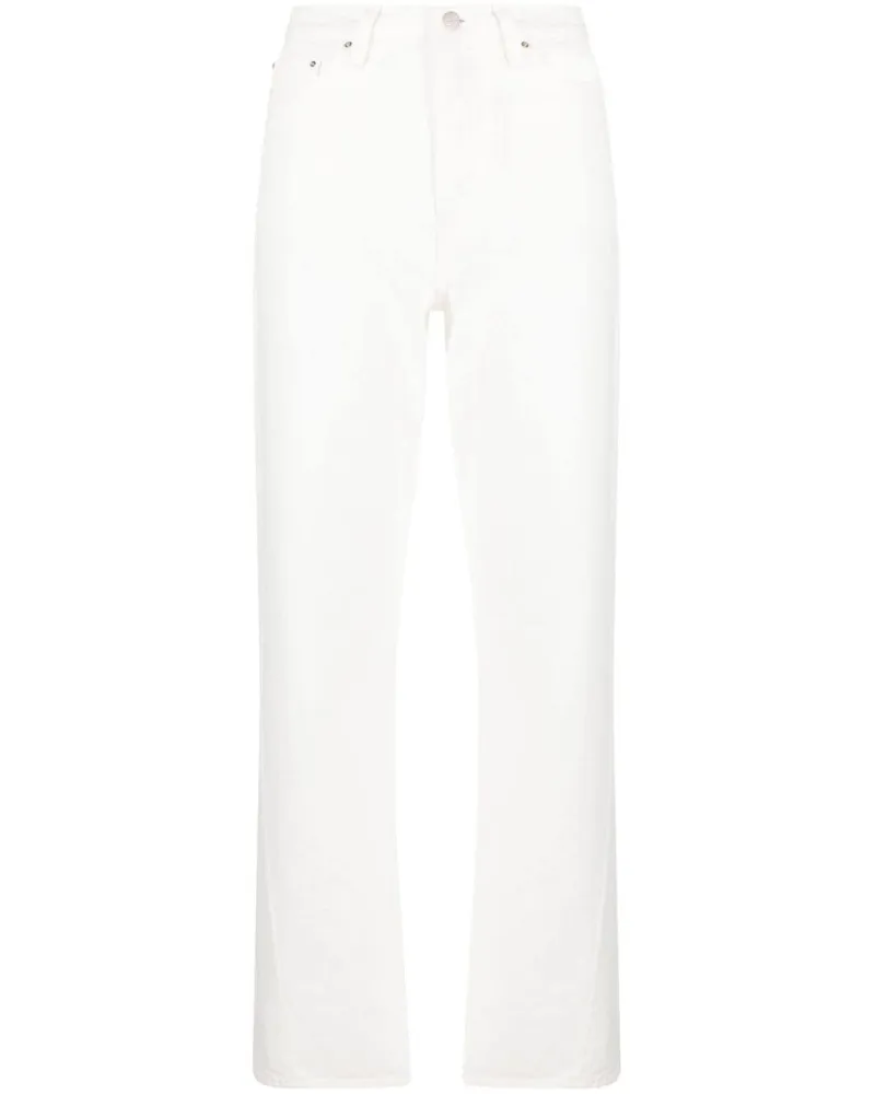 Totême Weite Jeans aus Bio-Baumwolle - Weiß Weiß