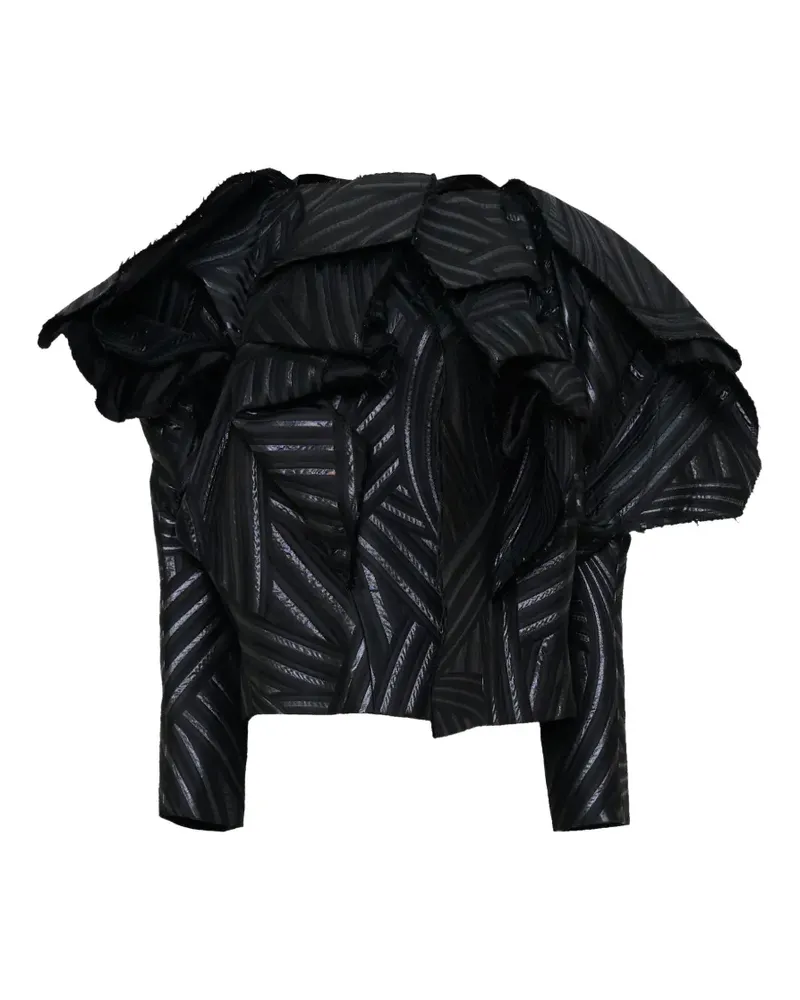 Comme des Garçons quilted patchwork jacket - Schwarz Schwarz