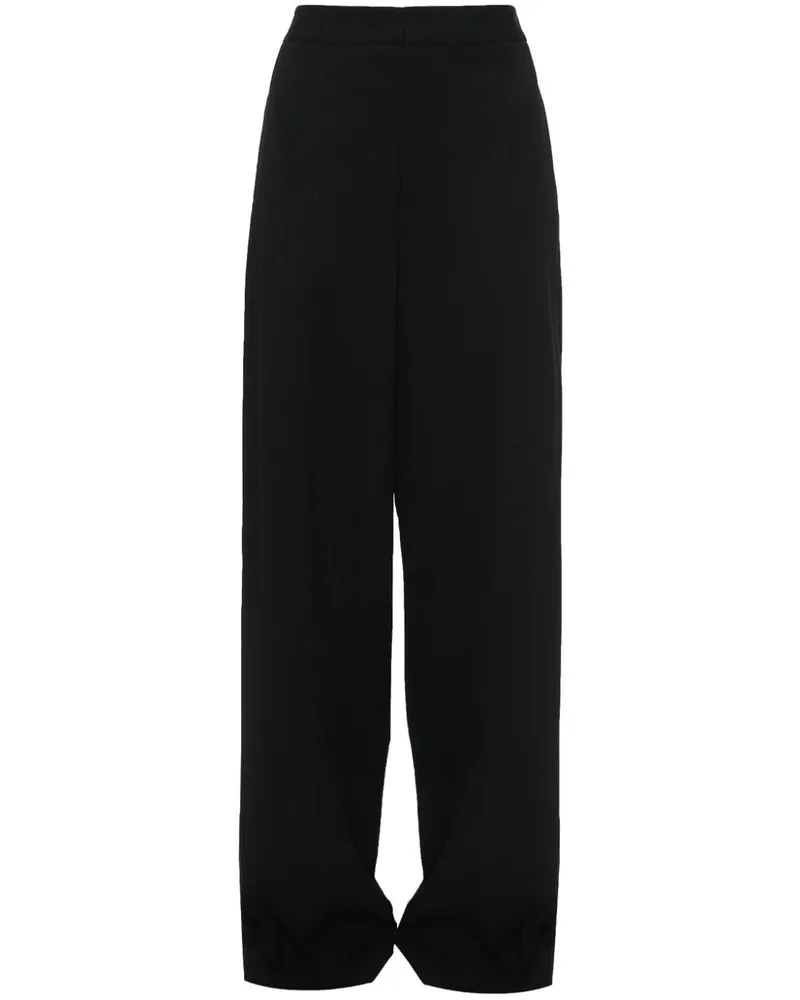J.W.Anderson Halbhohe Straight-Leg-Hose Schwarz