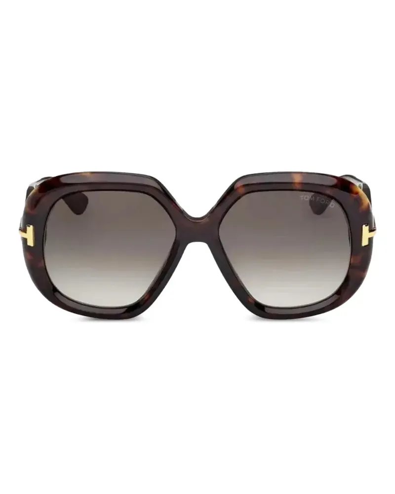 Tom Ford Icon Mask Sonnenbrille - Braun Braun