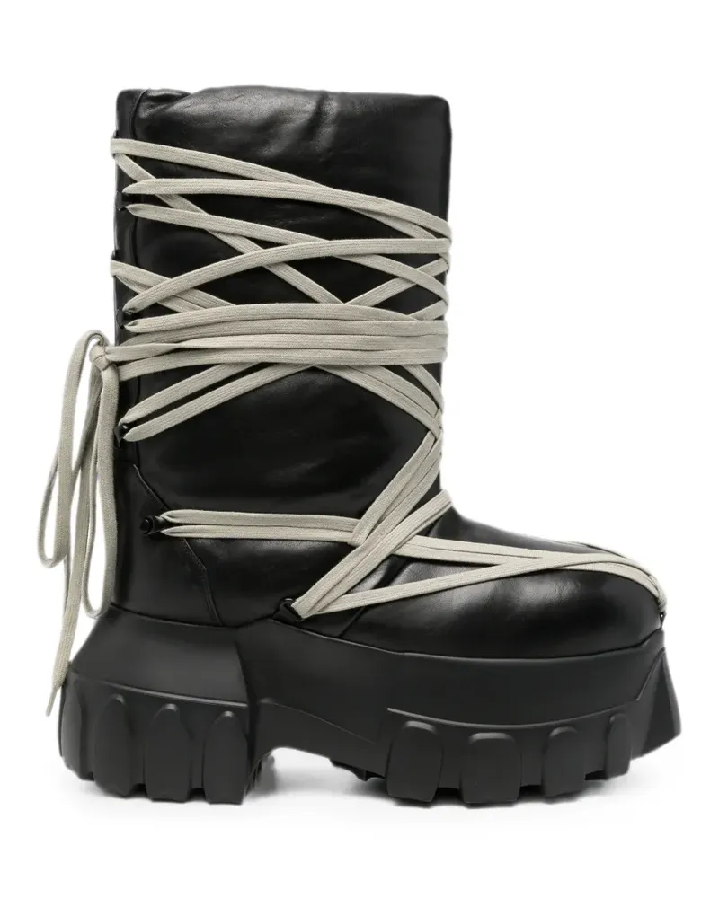 Rick Owens Mega Bumper lace-up boots - Schwarz Schwarz