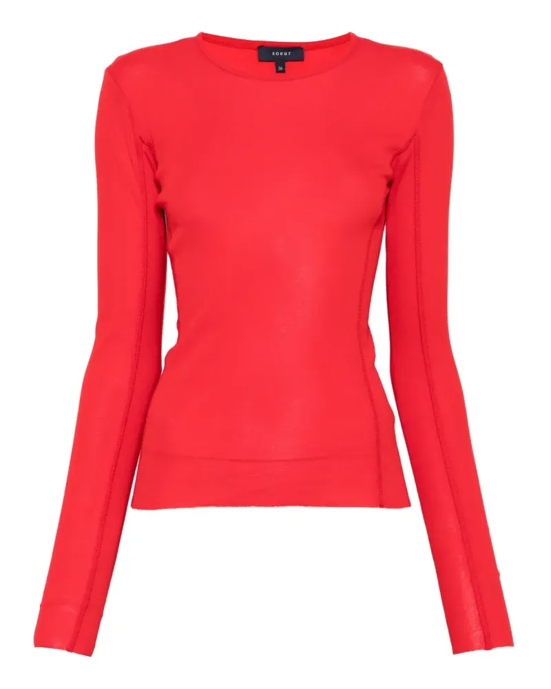 Soeur Lester Langarmshirt - Rot Rot
