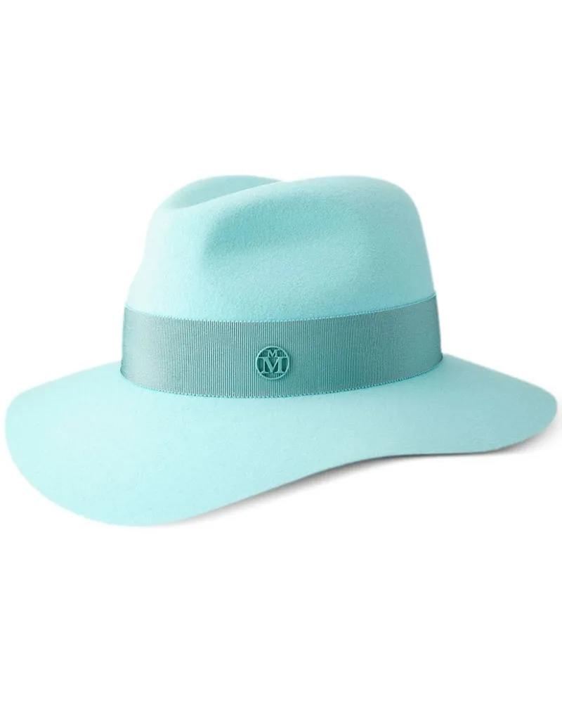 Maison Michel Henrietta Fedora aus Wollfilz - Blau Blau