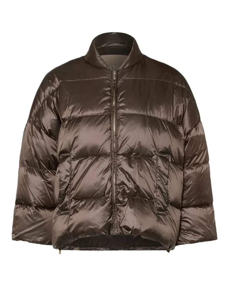 Max Mara Gesteppte Jacke - Braun Braun