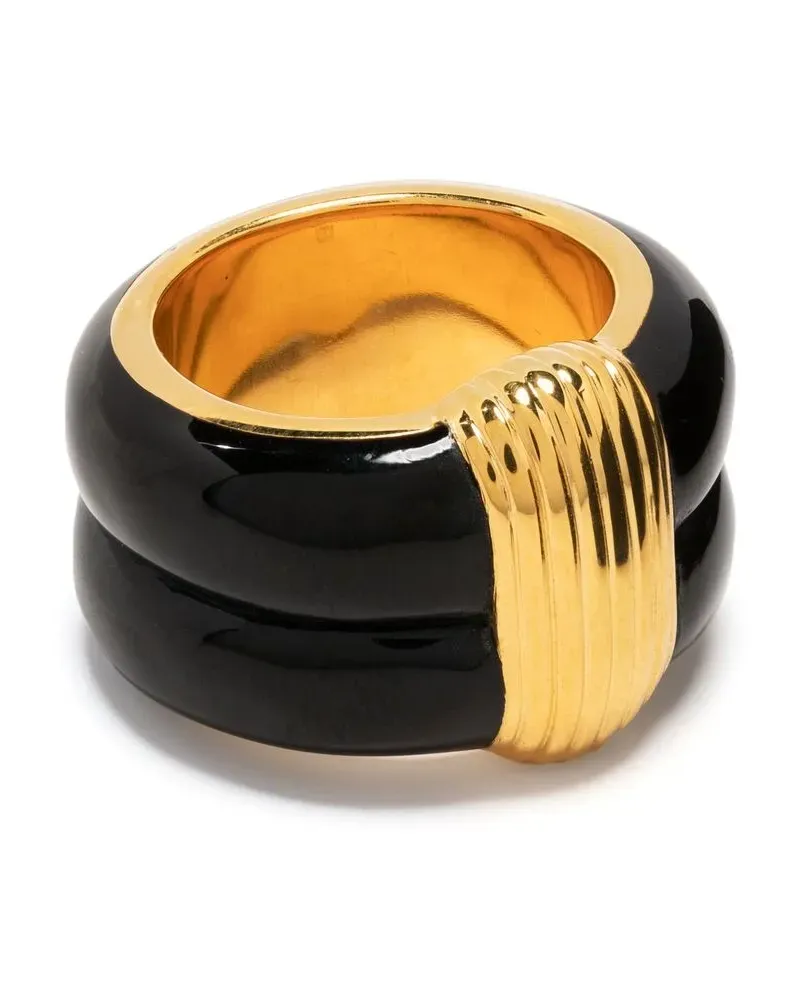 Aurélie Bidermann Katt Ring - Schwarz Schwarz